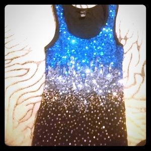 Sequins tank too